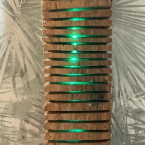 Standleuchte mit led röhre grün