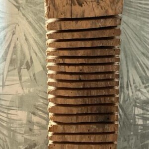 Holzlampe mit led röhre