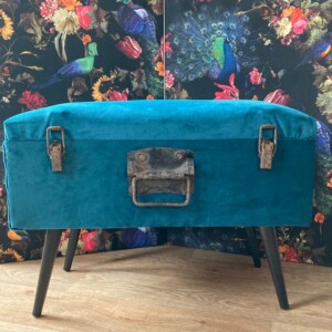 Ringkissen als hocker gehalten